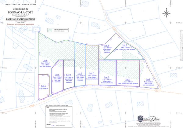 Terrain à vendre 2 150 m² Bonnac-la-Côte