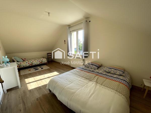 Maison étage vie plain-pied sous-sol, 4P de 116m2