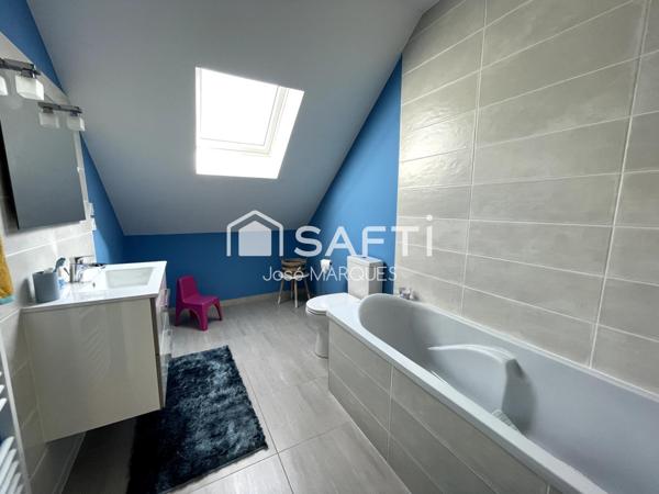 Maison étage vie plain-pied sous-sol, 4P de 116m2