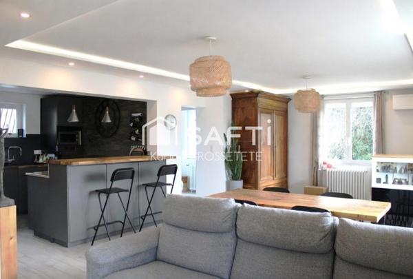 Maison 147m² sur un terrain de 730m²