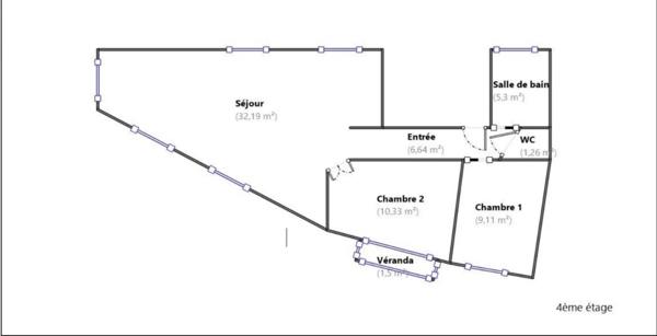 Appartement d’exception avec panorama unique sur la Porte Saint-Denis