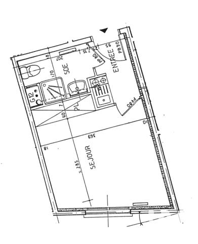 Studio à vendre 21 m² Paris 18