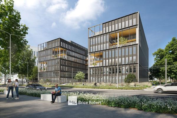 Bureaux à louer à Lyon 7ème avec terrasses privatives et certifications récentes