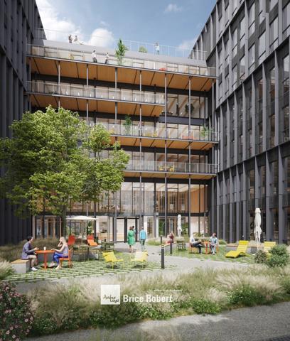 Bureaux à louer à Lyon 7ème avec terrasses privatives et certifications récentes