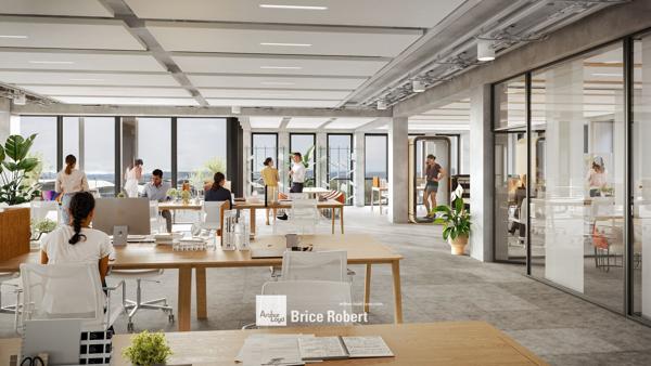 Bureaux à louer à Lyon 7ème avec terrasses privatives et certifications récentes