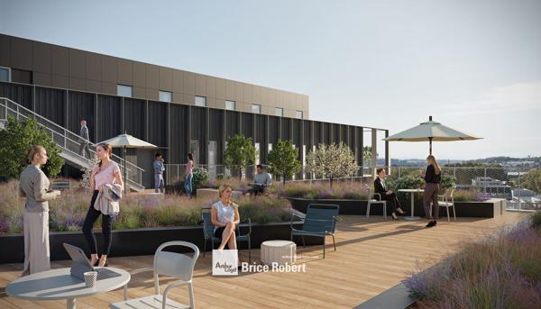 Bureaux à louer à Lyon 7ème avec terrasses privatives et certifications récentes