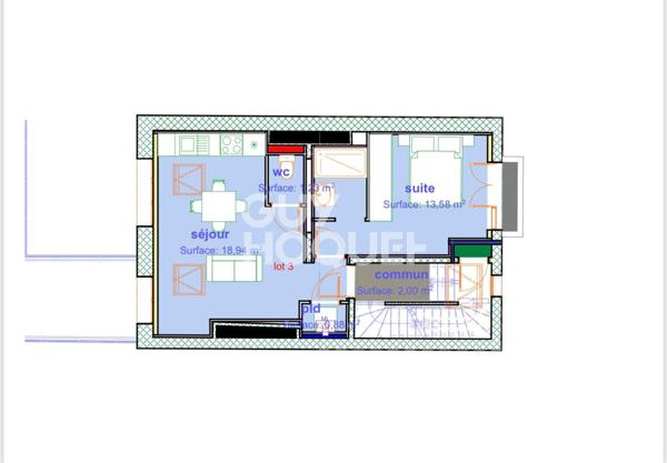Immeuble Calais 3 pièce(s) 70 m2
