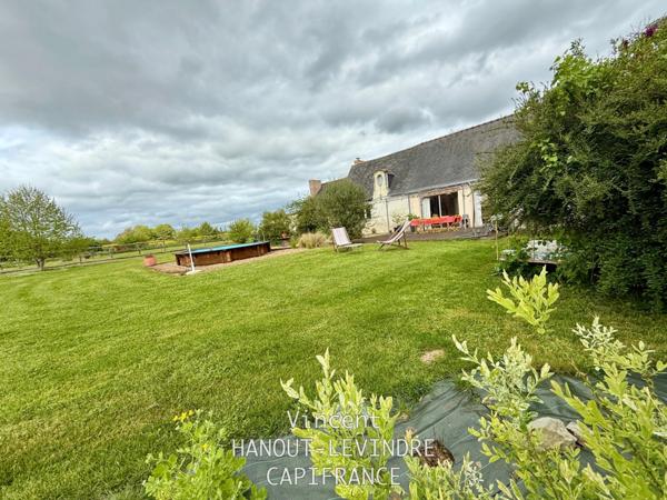 EXCLUSIVITE – PROPRIÉTÉ HISTORIQUE DE 1840 ENTIÈREMENT RÉNOVÉE – CADRE EXCEPTIONNEL À SOULAIRE ET BOURG (49)