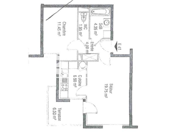 Location Appartement 2 pièces 48 m² - 14 RUE HENRI BARBUSSE Saint Saulve 59880