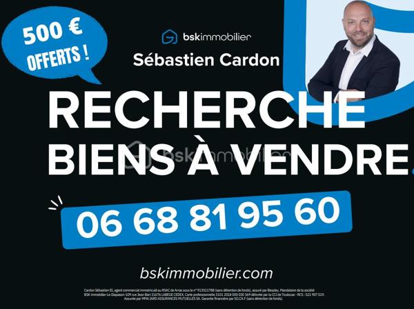 Maison semi individuelle de 60 m² avec jardin – Fort potentiel !

Découvrez cette agréable maison semi individuelle d'environ 65 m², offrant un cadre de vie fonctionnel et de nombreux atouts techniques.

Au rez-de-chaussée, vous trouverez :

Une entrée avec placard intégré.
Une belle pièce de vie ouverte comprenant le salon, le séjour et l'espace cuisine, offrant un espace convivial et lumineux.

À l'étage, un palier dessert :

Deux chambres de 12 m² et 9 m².
Un bureau de 6,5 m², pouvant également être aménagé en dressing selon vos besoins.

Les extérieurs et annexes :

Une cave d'environ 16 m².
Une cour/jardin d'environ 30 m², idéale pour profiter des beaux jours.

Les atouts du bien :

Assainissement raccordé au tout-à-l'égout.
Panneaux solaires sous garantie décennale.
Installation électrique entièrement refaite et conforme!
Menuiseries en double vitrage.
Isolation thermique par l'extérieur.
Combles isolés.
Chauffage électrique complété par un poêle à bois.

Travaux à prévoir :
La maison nécessite uniquement des travaux de finition pour la personnaliser à votre goût :

Installation d'une cuisine.
Rénovation de la salle de bains.
Pose des revêtements de sol bas et finir de poncer le parquet du haut, et rénovation des plafonds.

Visite virtuel sur demande sur :  s.cardon@bskimmobilier.com , Cni obligatoire 

Cette maison représente une belle opportunité pour un premier achat ou un investissement, avec une base technique saine et des travaux déjà réalisés, ne laissant que les finitions esthétiques à prévoir.

À visiter sans tarder !