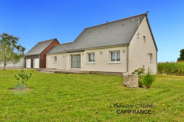 Maison de plain-pied avec double garage à vendre à Roz sur Couesnon (35) en Baie du Mont Saint Michel