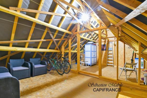 Maison de plain-pied avec double garage à vendre à Roz sur Couesnon (35) en Baie du Mont Saint Michel