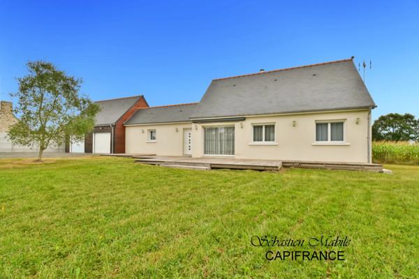Maison de plain-pied avec double garage à vendre à Roz sur Couesnon (35) en Baie du Mont Saint Michel