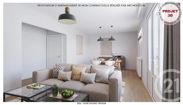 Appartement F5 à vendre  5 pièces - 86,41 m 2   MONTIGNY LES METZ  - 57