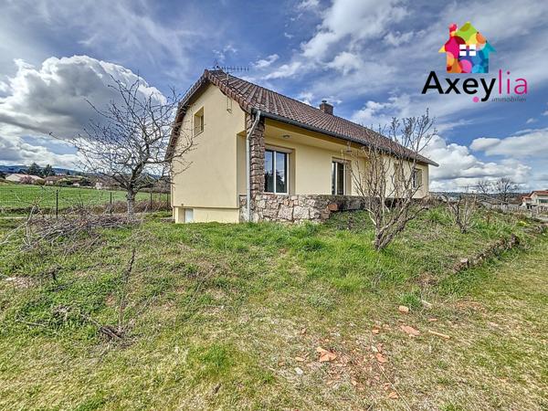 Ambierle (42820) A LOUER - AMBIERLE - MAISON PLAIN PIED, 4 CHAMBRES, TERRAIN ET GRAND GARAGE