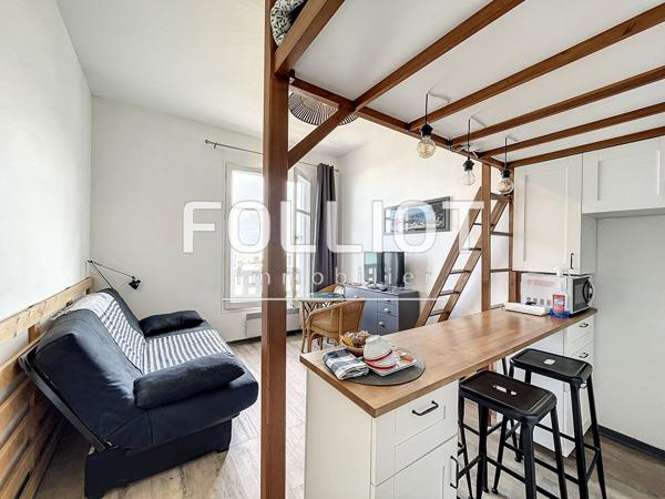 Appartement F1 (20 m²) en vente à DONVILLE LES BAINS
