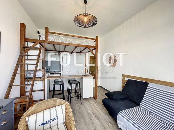 Appartement F1 (20 m²) en vente à DONVILLE LES BAINS