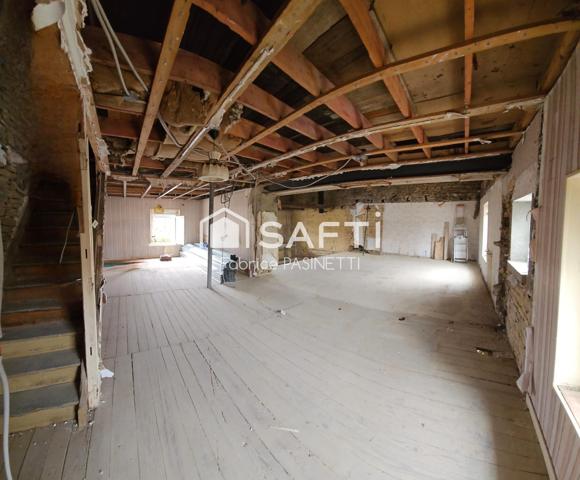Maison 130m² à rénover (gros potentiel) proche Luxembourg