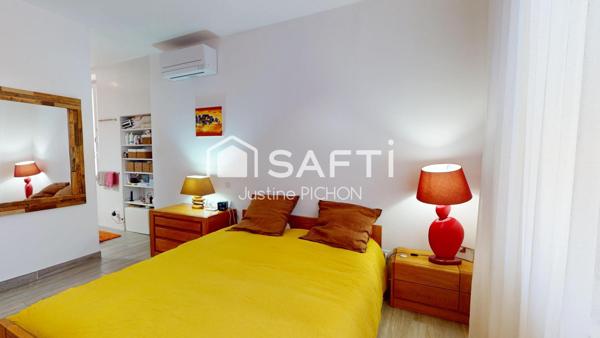 Maison d’architecte – Centre-ville de Hyères au calme absolu