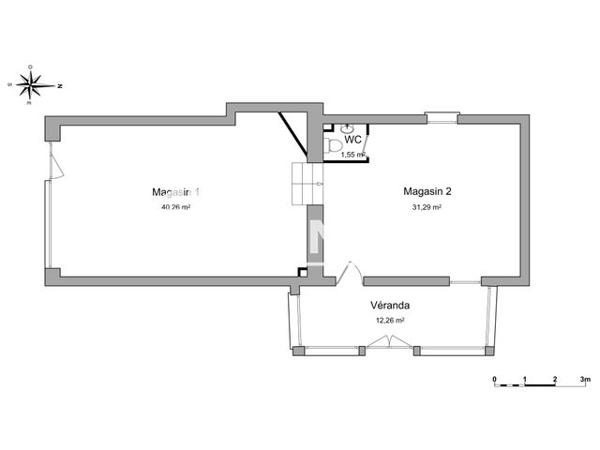 Location Local commercial 4 pièces 85.4 m² - 138 RUE DE LA REPUBLIQUE Peage De Roussillon 38550