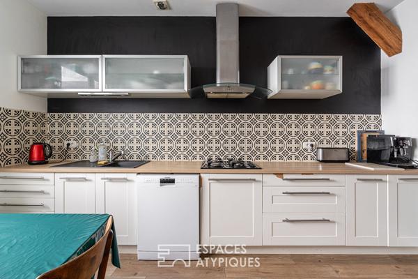 Maison familiale type loft cachée à deux pas du jardin des plantes