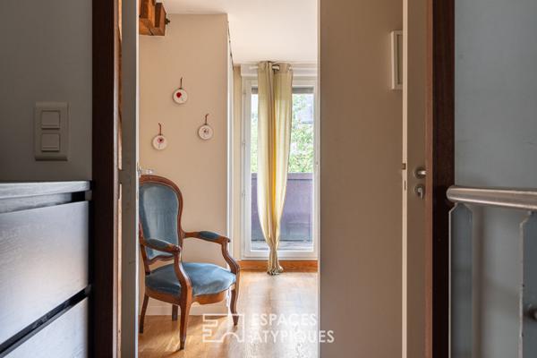 Maison familiale type loft cachée à deux pas du jardin des plantes