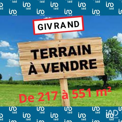 Terrain à vendre 318 m² Givrand