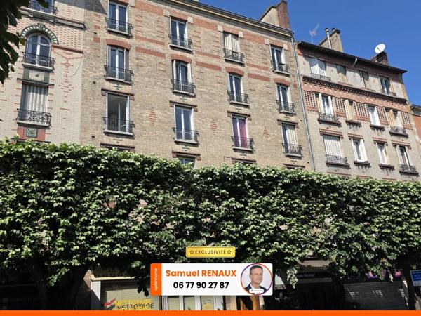 CHOISY LE ROI - Quartier Mairie - Appartement lumineux de "3 pièces" de 51 m² avec cave