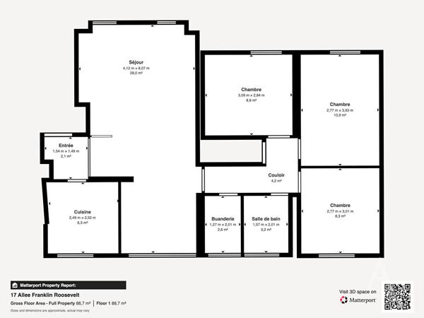 Appartement QUARTIER TOUVENT