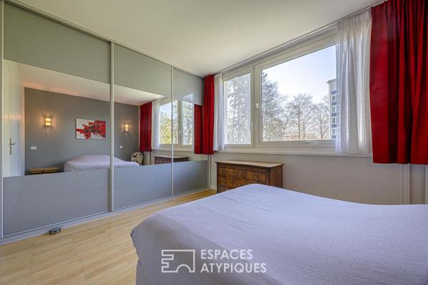 Appartement spacieux avec parc et balcon