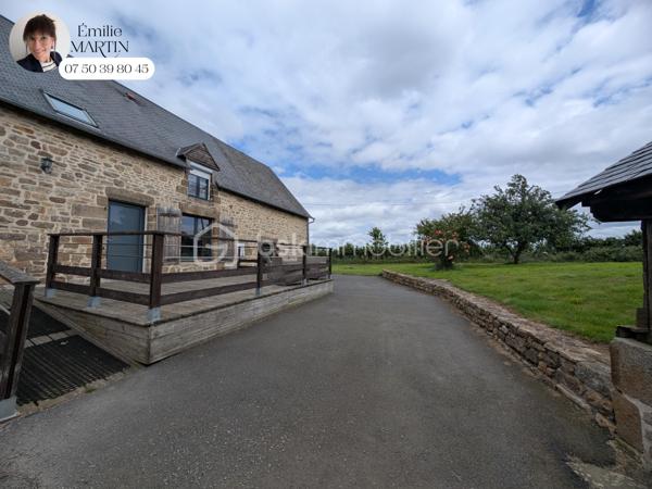 Envie de calme, d'espace et d'un cadre de vie privilégié ? Cette charmante maison située en pleine campagne vous séduira par son environnement paisible, son authenticité et les nombreuses possibilités qu'elle offre.

Au rez-de-chaussée, vous découvrirez une agréable pièce de vie avec sa cuisine ouverte, aménagée et équipée. Une cheminée viendra rendre vos soirées d'hiver plus douces. Les murs en pierre apparente apportent beaucoup de cachet à cet espace chaleureux et convivial, où le charme de l'ancien se mêle harmonieusement au confort actuel. Ce niveau comprend également une chambre ainsi qu'une salle d'eau avec WC, permettant une vie de plain-pied.

À l'étage, deux belles chambres vous attendent, chacune disposant de sa propre salle d'eau ou salle de bains et chacun ses wc pour un confort optimal. L'une d'elles bénéficie d'une pièce supplémentaire, actuellement aménagée en chambre d'enfant, qui pourra facilement être transformée en dressing, bureau ou espace de rangement. La seconde chambre dispose également de son propre dressing.

Attenante à la pièce de vie, une dépendance offre un véritable potentiel d'évolution. Elle permettra d'envisager un agrandissement de la maison selon vos besoins : création d'une vaste pièce de vie, de chambres supplémentaires, d'une suite parentale ou encore d'un espace dédié à une activité professionnelle ou de loisirs.

À l'extérieur, vous profiterez d'une agréable terrasse, d'une grande cour facilitant le stationnement ainsi que d'un puits non raccordé, un atout supplémentaire pour l'entretien des espaces extérieurs.

Une maison pleine de charme, alliant le cachet de la pierre, le calme de la campagne et un fort potentiel d'aménagement. Une opportunité à découvrir sans tarder.

Contactez-moi dès aujourd'hui pour organiser une visite et découvrir tout ce que cette propriété a à offrir.