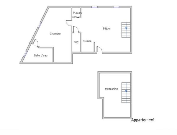 Appartement à vendre 3 pièces 55 m² Crécy-la-Chapelle