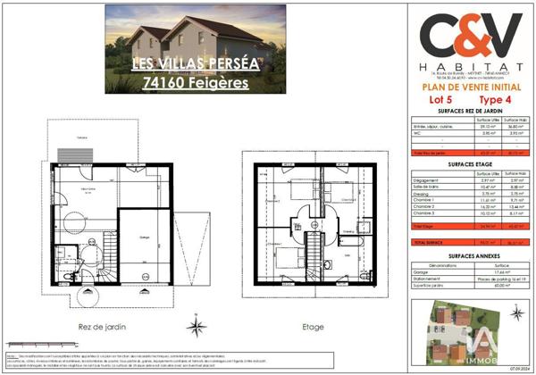 Maison à vendre 4 pièces 100 m² Feigères