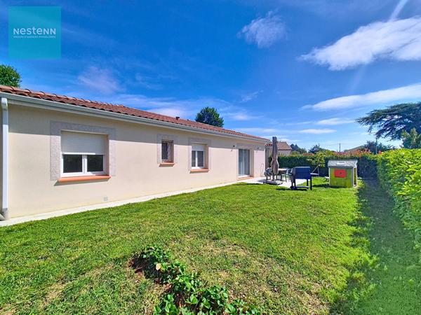 Maison récente plain pied, 4 chambres, jardin et garage, Villefranche de Lauragais