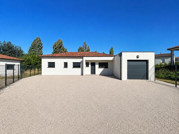 MAISON NEUVE DE PLAIN PIED A LEOJAC 113 m² sur 750 m² de terrain Leojac