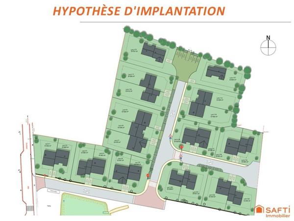 Terrain à bâtir viabilisé libre de constructeur