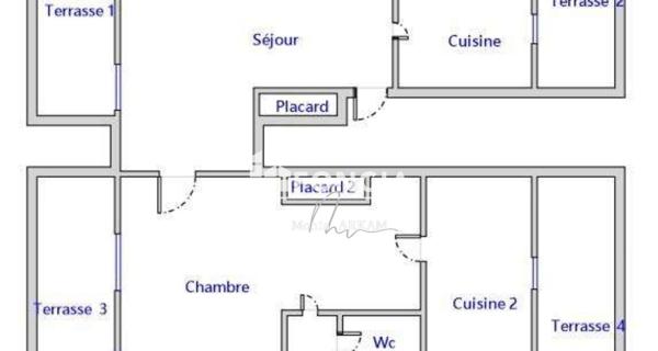 À vendre Appartement 4 pièces 79 m² - Paris 75020