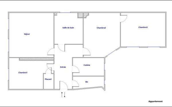 Appartement à vendre    5 pièces • 80,23 m2 Paris 18