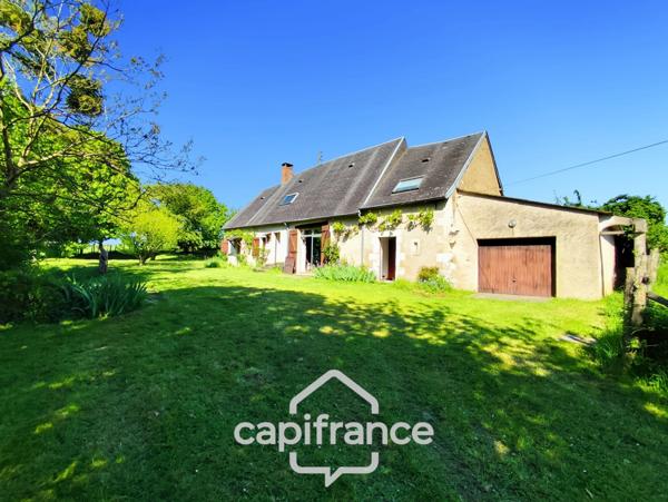 Maison à vendre 6 pièces BESSE SUR BRAYE (72) - terrain de 2645 m² -