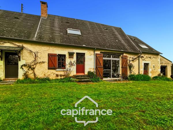 Maison à vendre 6 pièces BESSE SUR BRAYE (72) - terrain de 2645 m² -