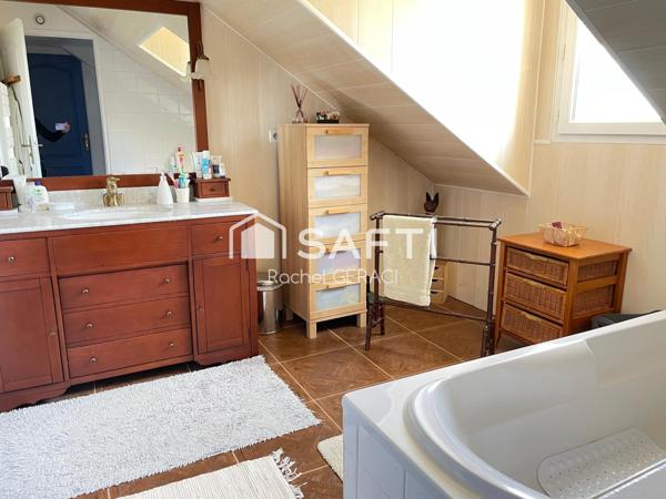 Maison familial avec piscine, T2 et studio