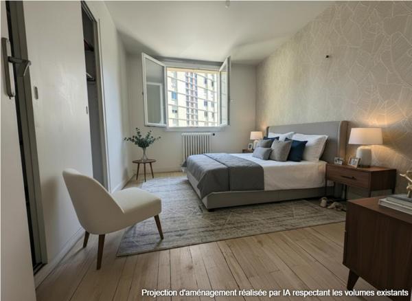 Appartement T2 de 59 m² avec potentiel T3