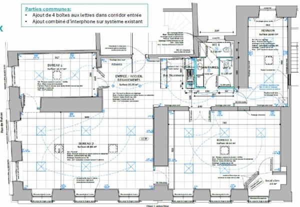 Bureaux - A LOUER - RENNES (réf : 35.6542)