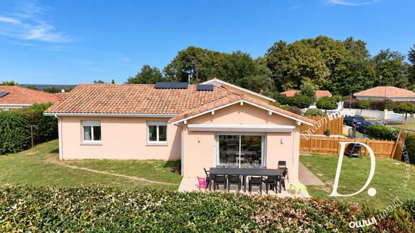 Maison de plain-pied avec jardin, vendue louée