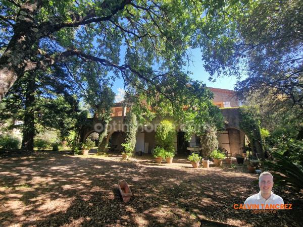 🏡Villa de caractère à vendre - 8 pièces - 189 m² - 2545 m² de terrain - 2 partie indépendantes - Saint-Ambroix (30500)