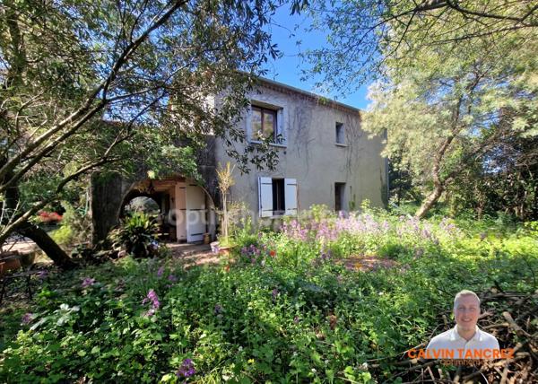 🏡Villa de caractère à vendre - 8 pièces - 189 m² - 2545 m² de terrain - 2 partie indépendantes - Saint-Ambroix (30500)