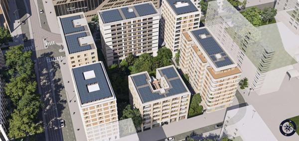 Bel Appartement de standing T7 76 mé avec balcon, Coeur CONFLUENCE