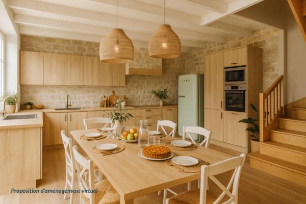 Vente Maison de caractère avec jardin clos,180 m², commodités à pied, Trébeurden (22560)