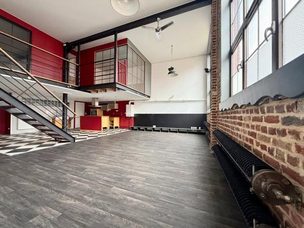 Vivez l’histoire, habitez l’exception, véritable Loft de 132 m² 2 Chambres dans un emblématique bâtiment de Roubaix