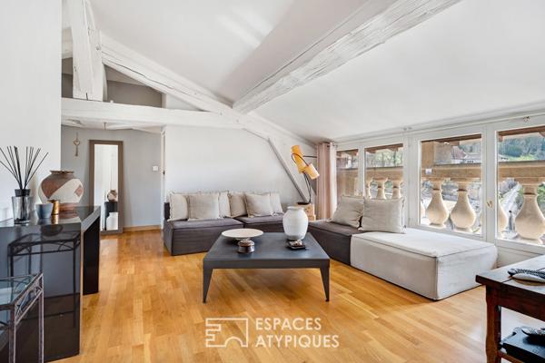 Duplex au dernier étage avec ascenseur